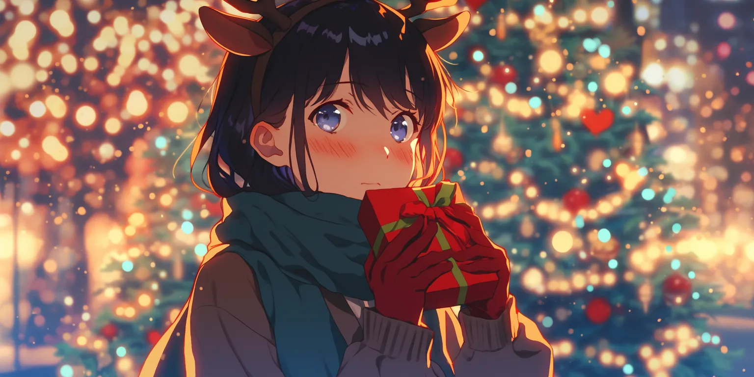 xmas anime wallpaper christmas, hinata, rwby, yato, 2560x1440