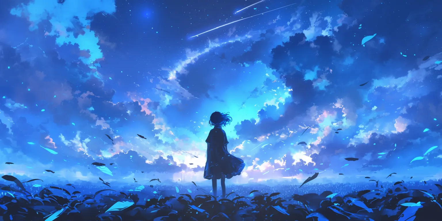 sad anime wallpaper sky, ciel, mushishi, ghibli, flcl