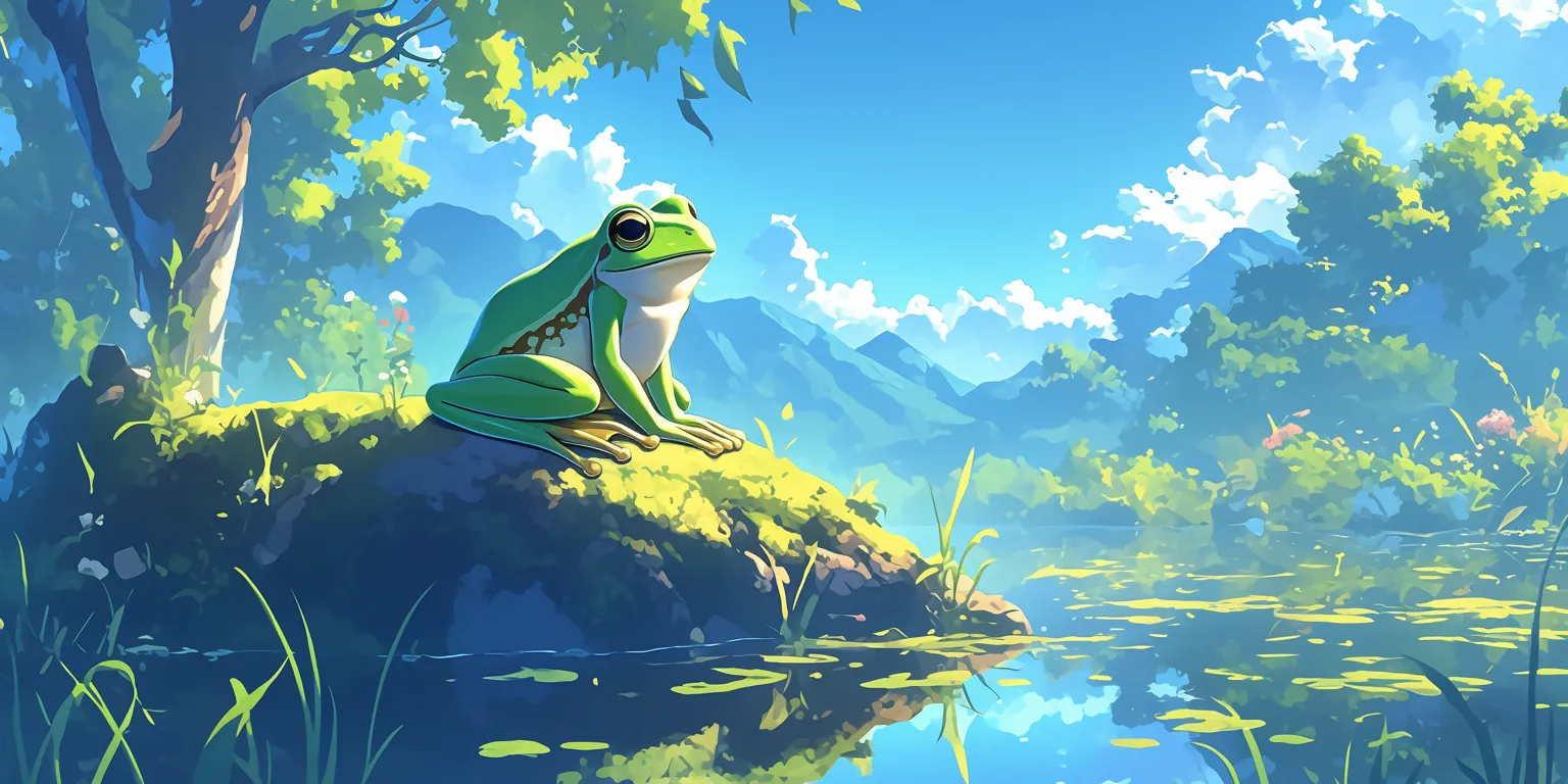 cute frog background frog, 2560x1440, wall, peaceful, wallpapers