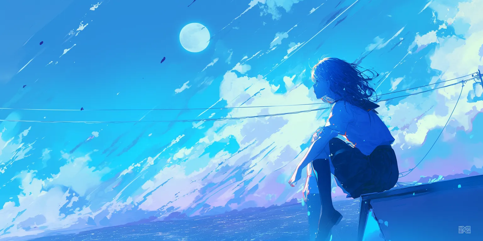 chill anime wallpaper ciel, noragami, sky, flcl, touka