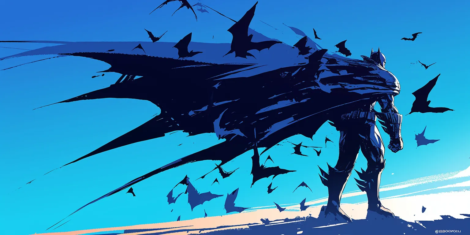 batman cartoon wallpaper whale, champloo, shark, noragami, 3440x1440