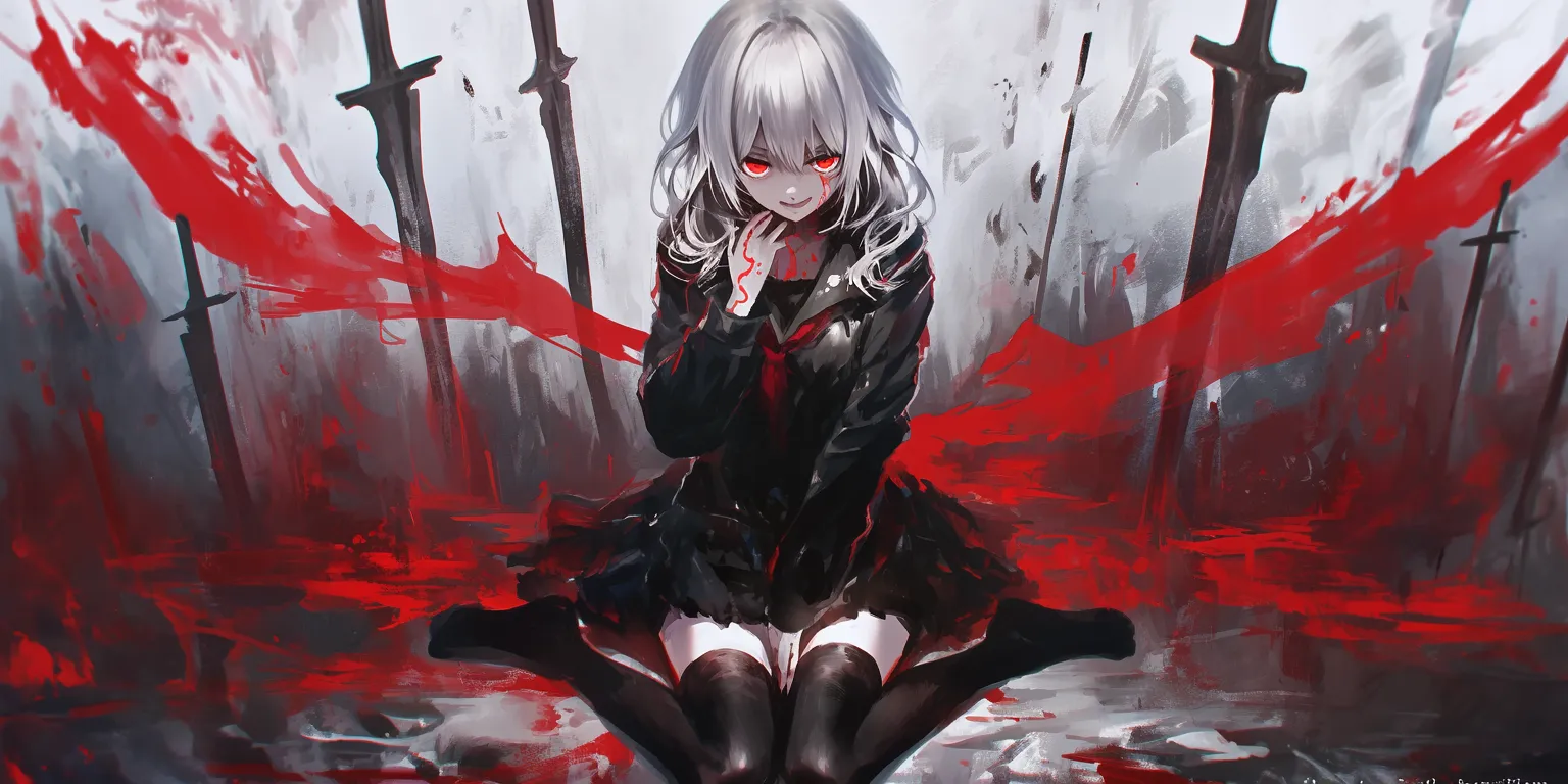 sick anime wallpapers kakegurui, kuromi, kaneki, suzuya, juuzou