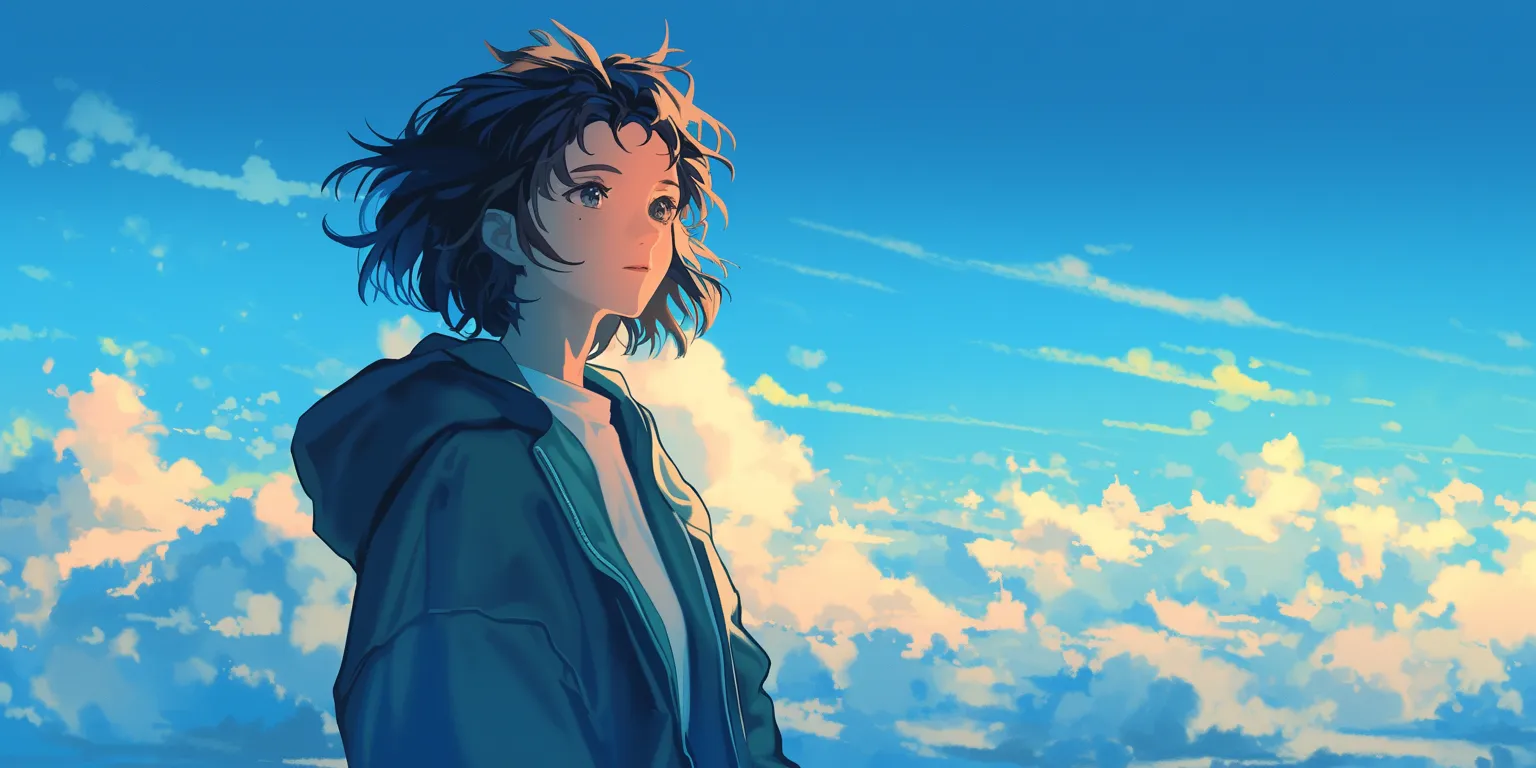 90s anime wallpaper champloo, flcl, sky, ghibli, vagabond