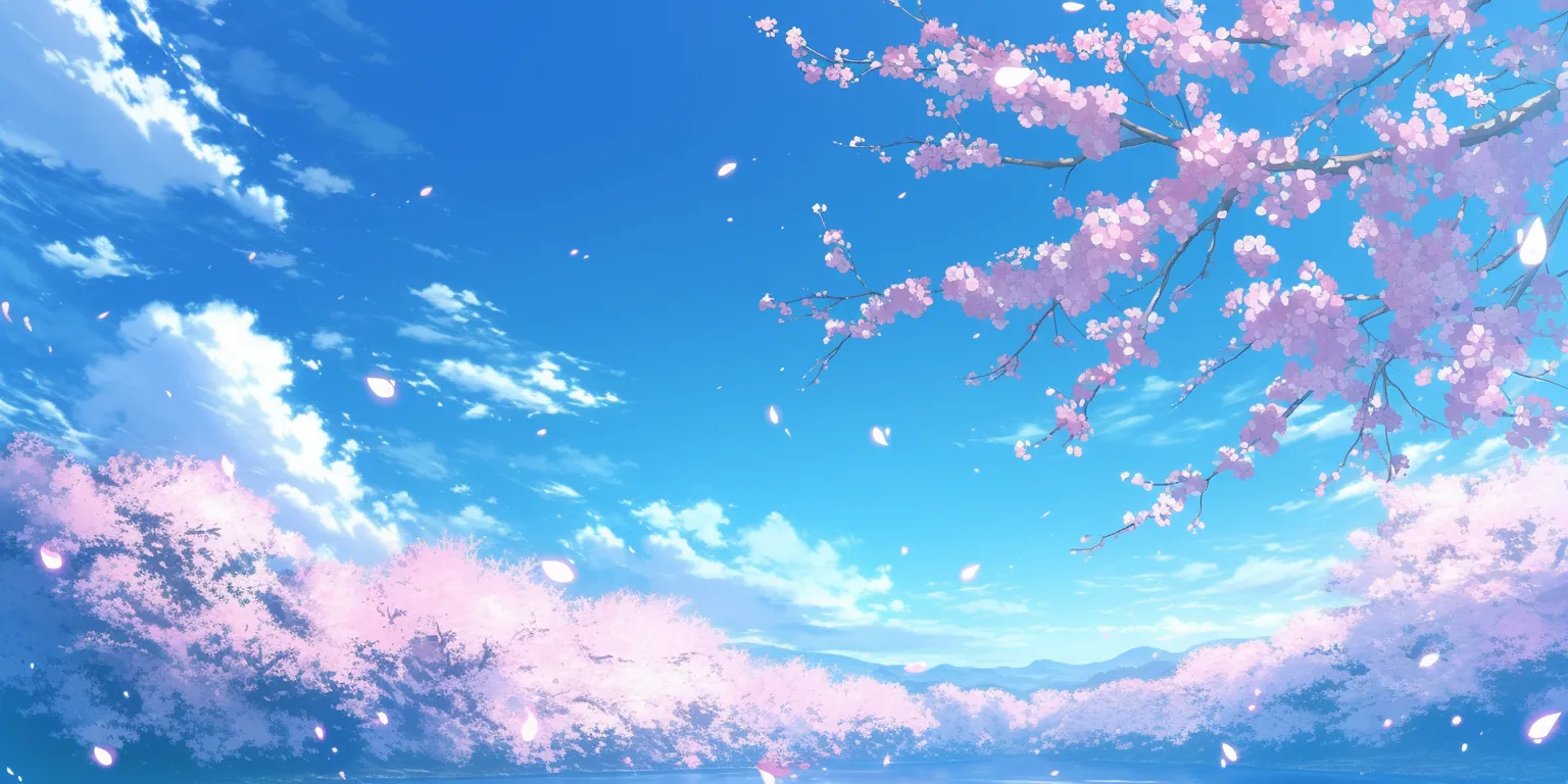 cherry blossom anime wallpaper sakura, noragami, sky, background