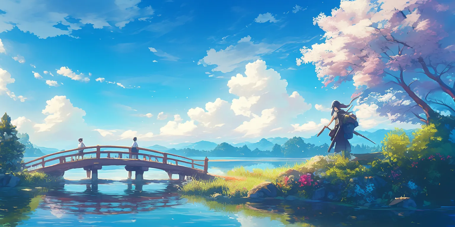 anime background ghibli, evergarden, scenery, 2560x1440, 3440x1440