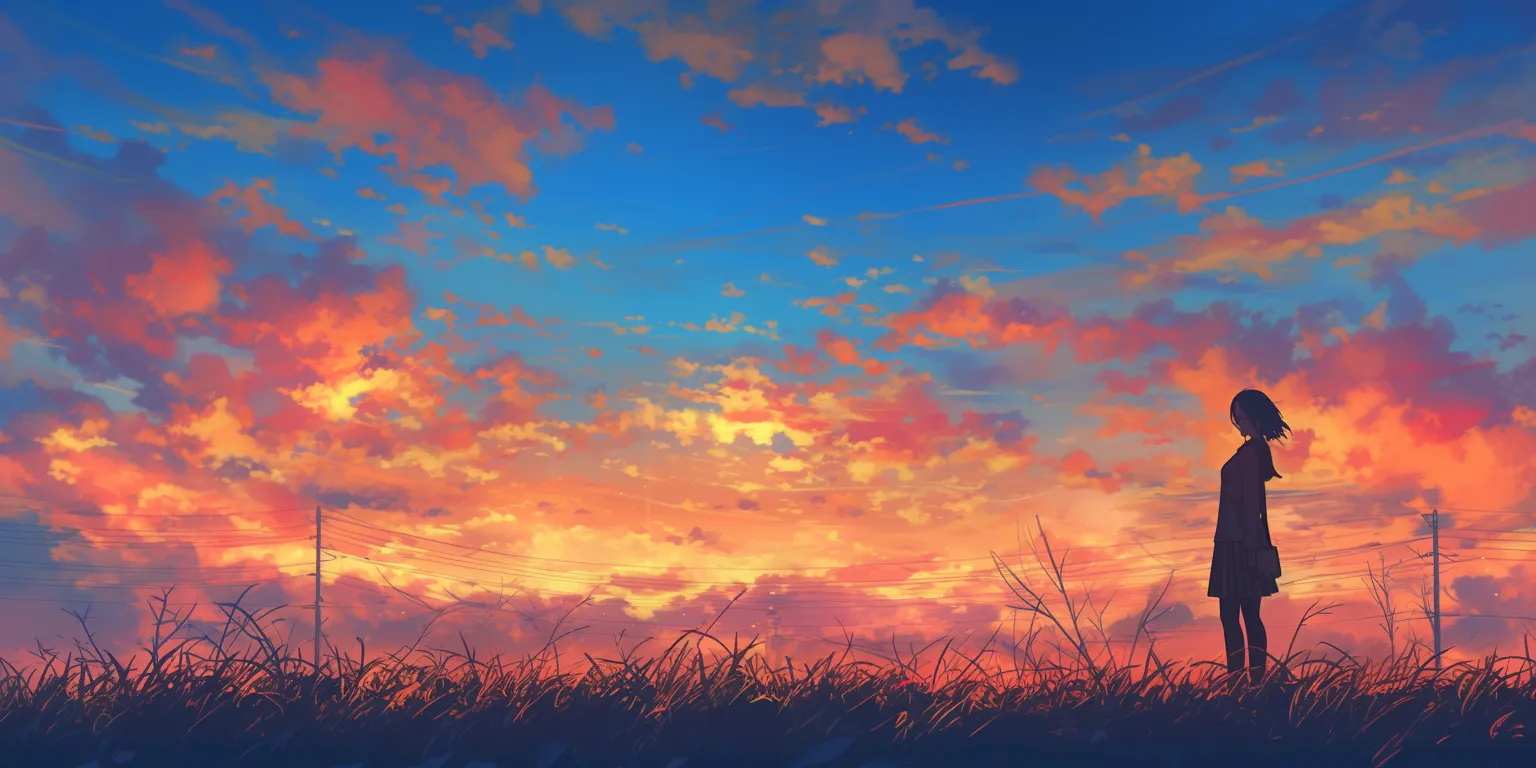 anime sunset wallpaper sunset, 3440x1440, sky, 2560x1440, landscape