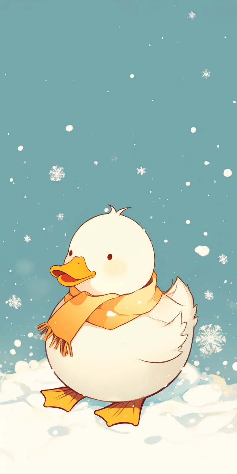 cute duck wallpaper duck, winter, natsume, lockscreen, haru