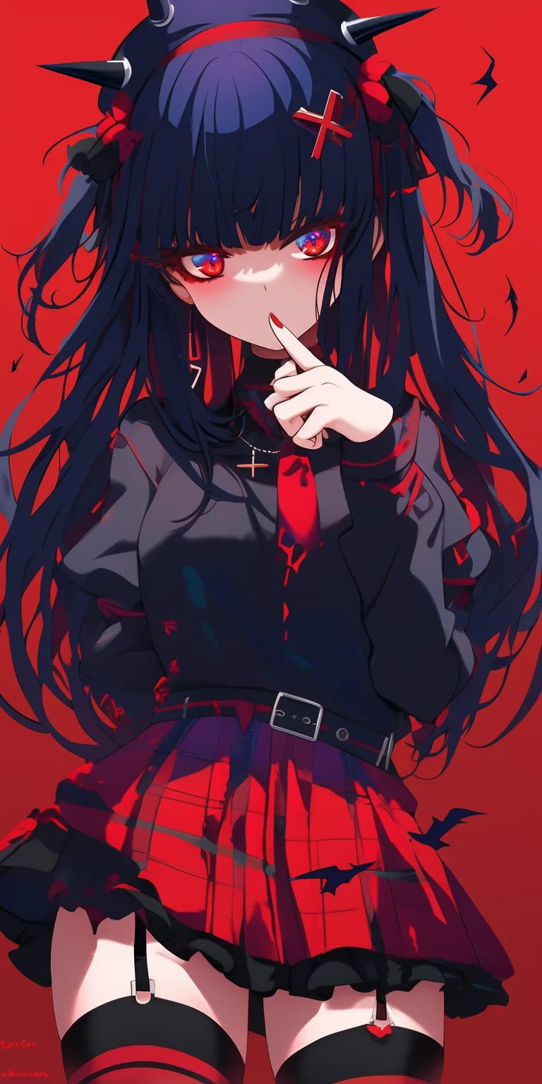 xxtenations wallpaper cartoon iphone yumeko, kuromi, akame, kakegurui, nezuko