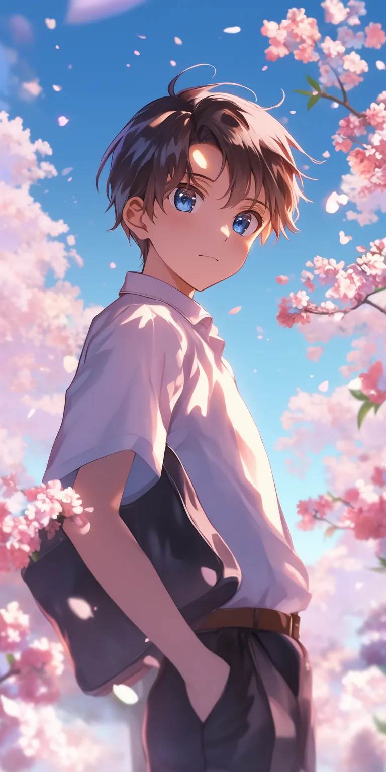 kawaii wallpaper anime kuroko, blossom, yuujinchou, sakura, killua