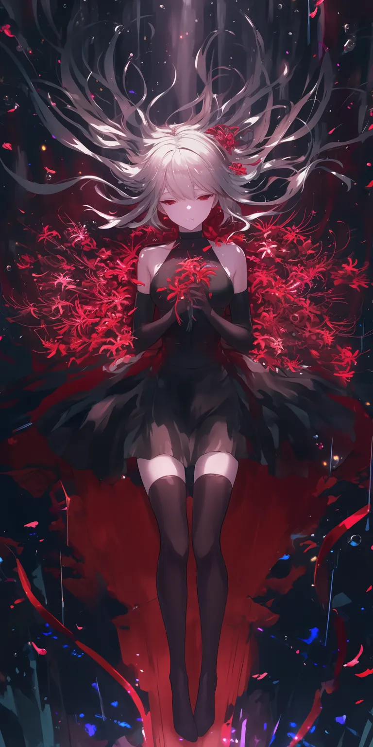 anime dark wallpaper suzuya, kuromi, heart, rwby, ruby
