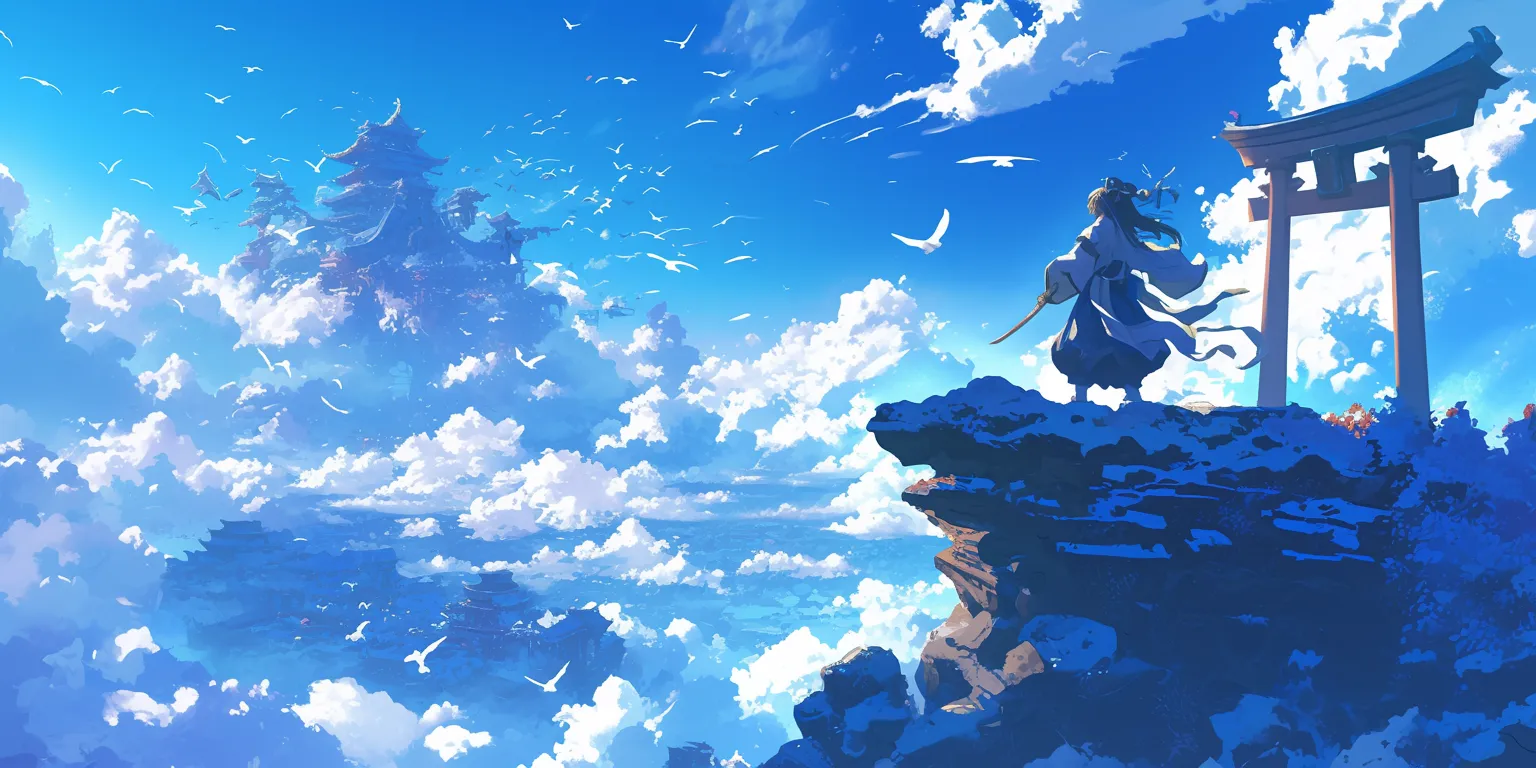 cool anime wallpaper sky, ghibli, 1920x1080, ciel, 2560x1440