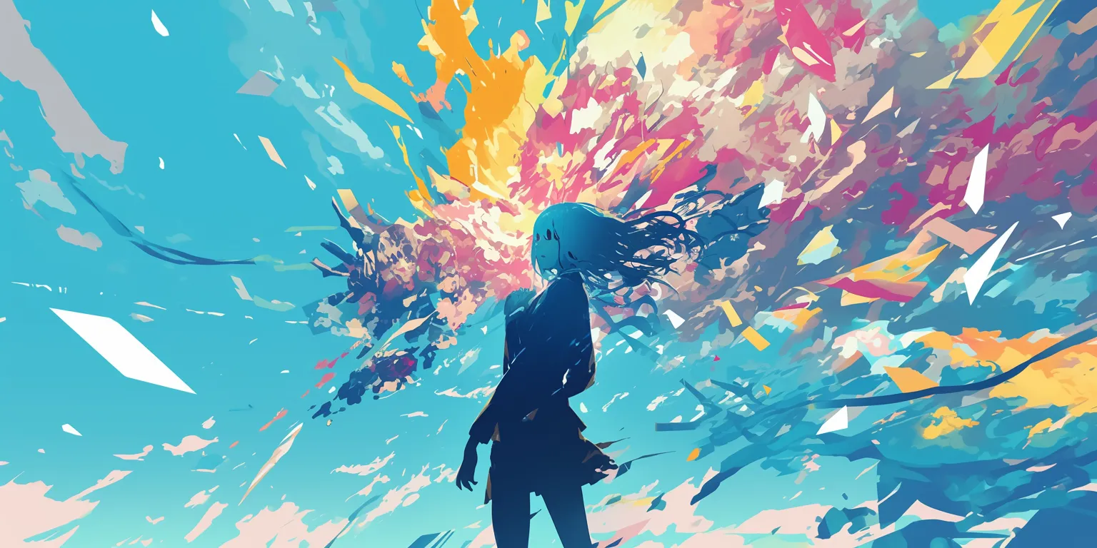 iphone anime wallpaper flcl, aqua, ocean, 2560x1440, amoled