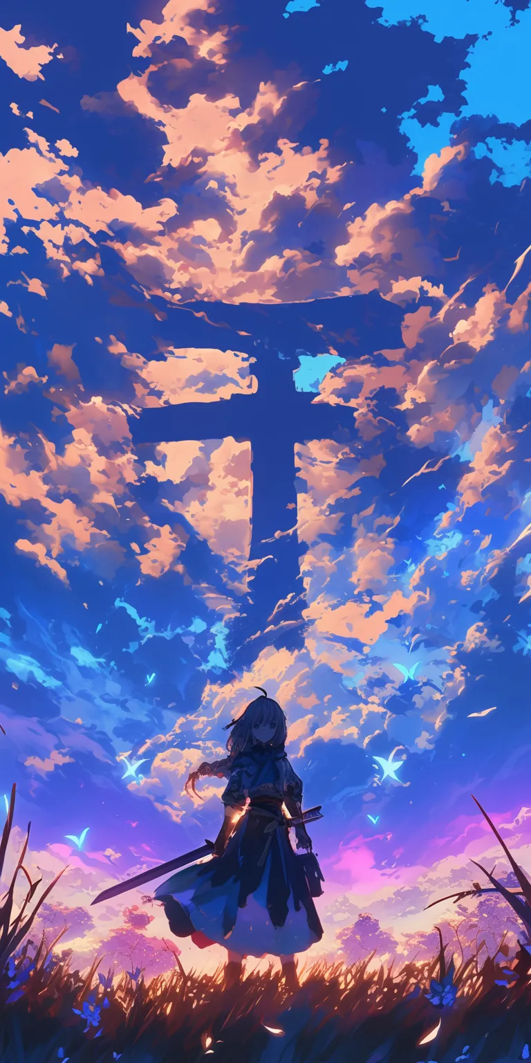 anime wallpaper 4k for pc sky, evangelion, flcl, ghibli, franxx
