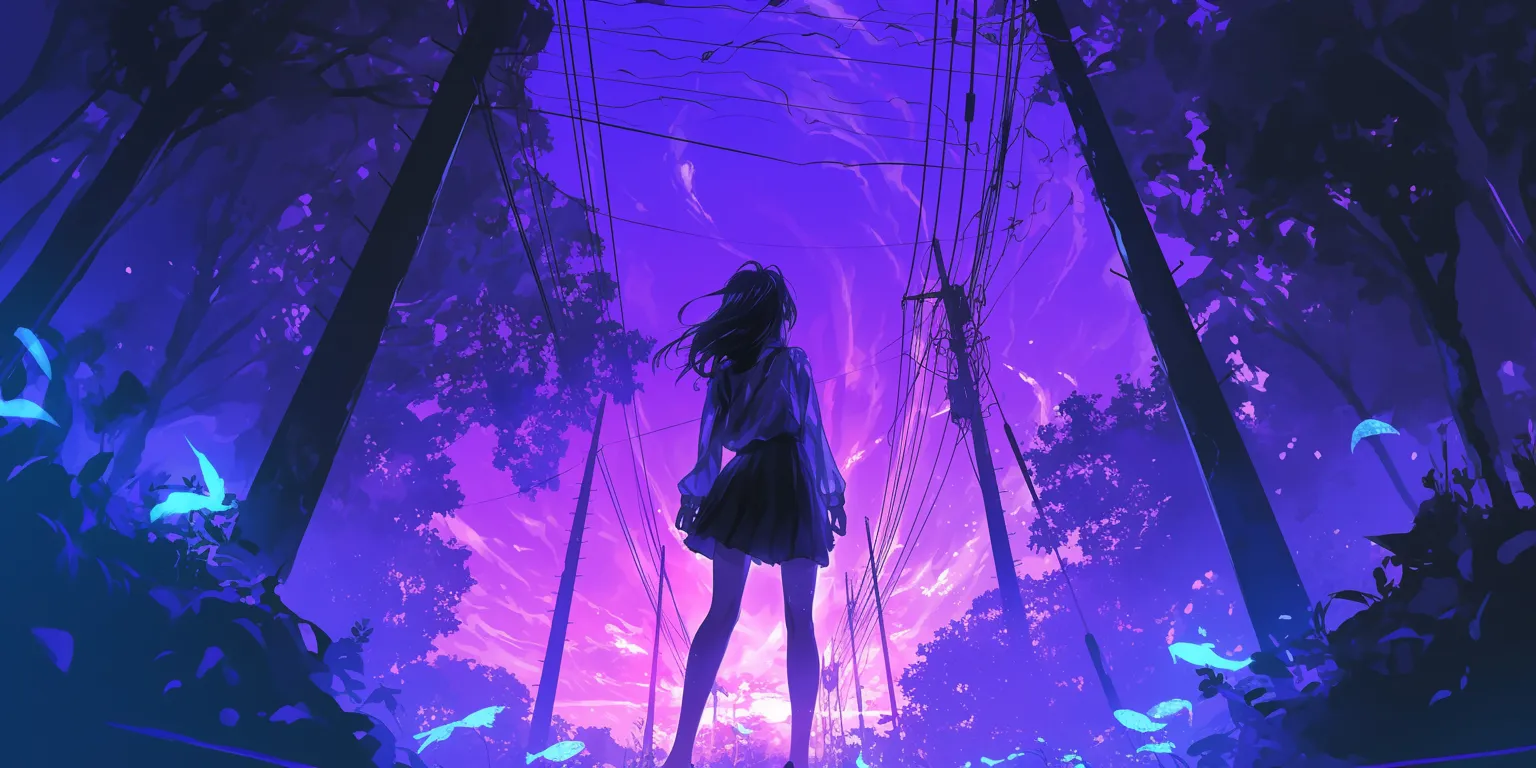 purple anime background ghibli, dororo, hyouka, noragami, wonderland
