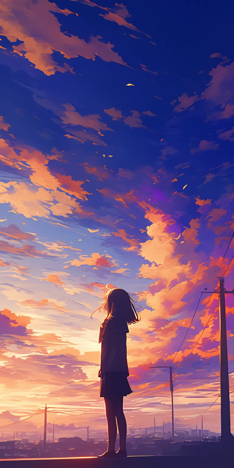 anime wallpaper iphone 4k sky, sunset, 2560x1440, 1920x1080, 3440x1440