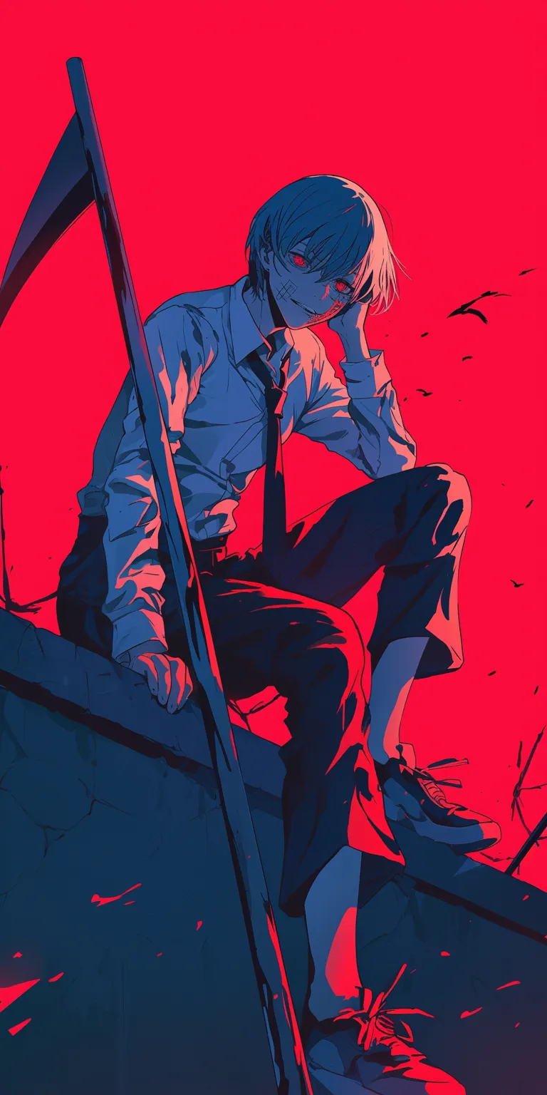 denji chainsaw man wallpaper shanks, denji, kaneki, kenshin, mushishi