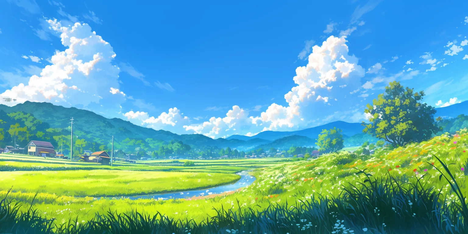 desktop anime wallpaper evergarden, ghibli, yuujinchou, landscape, mushishi
