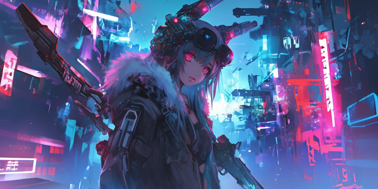 cyberpunk anime wallpaper cyberpunk, 3440x1440, 2560x1440, 1920x1080, flcl