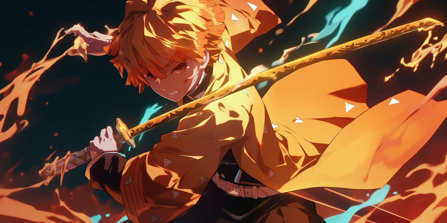 zenitsu demon slayer wallpaper shokugeki, yaiba, minato, kurosaki, meliodas