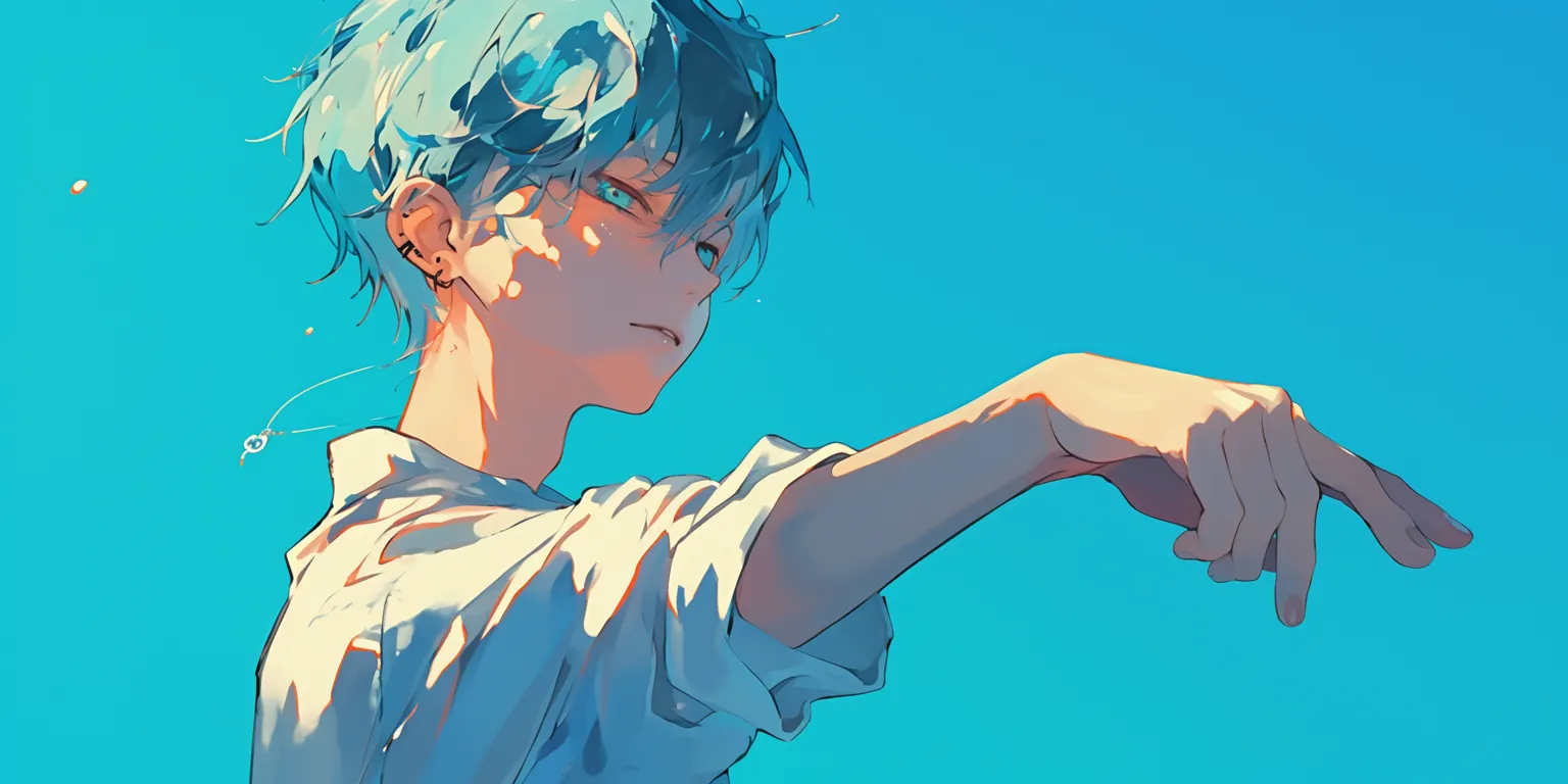 kawaii wallpaper anime todoroki, kuroko, sky, ciel, blue