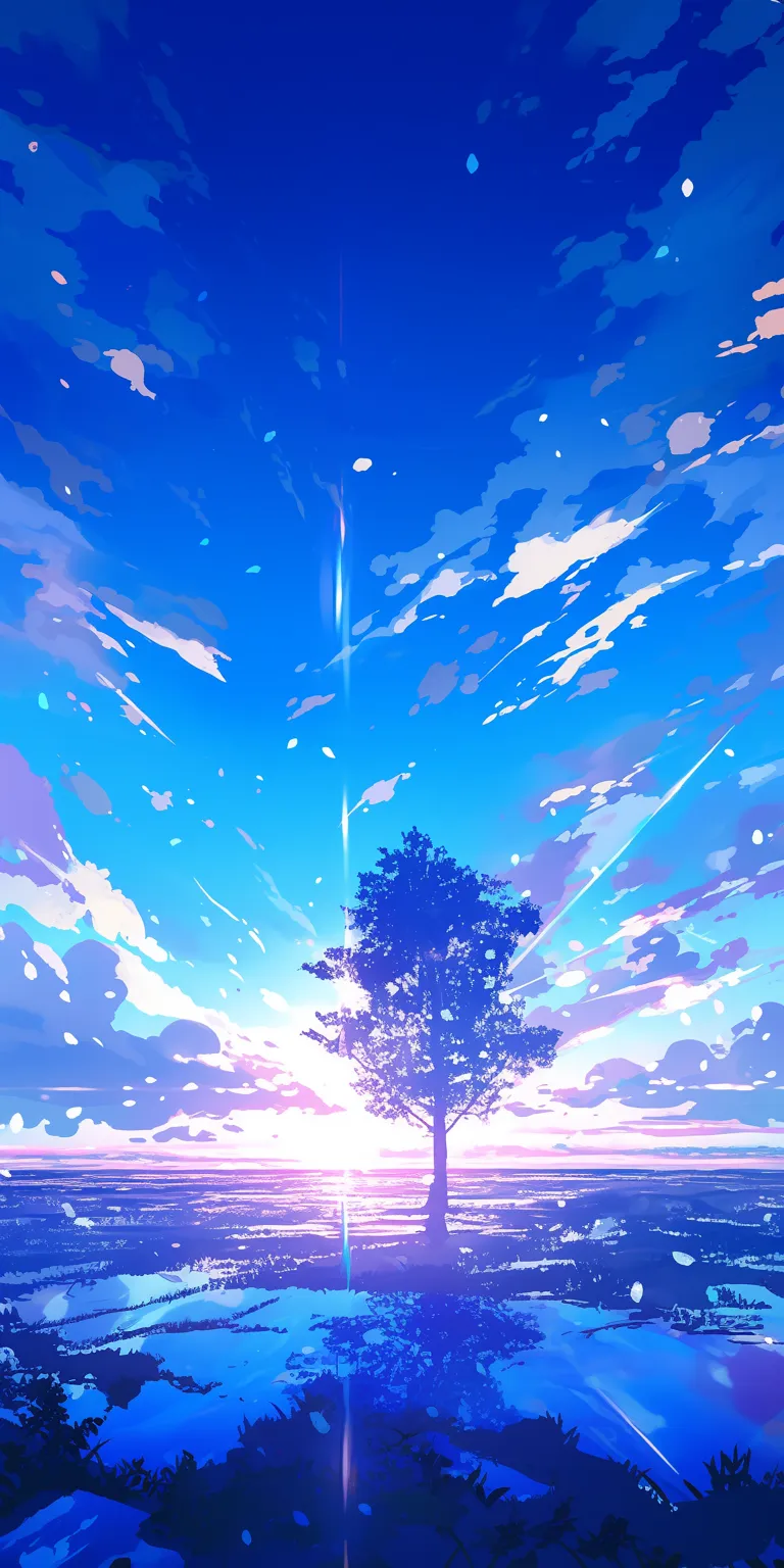 aesthetic anime background backgrounds, background, 2560x1440, sky, wallpapers