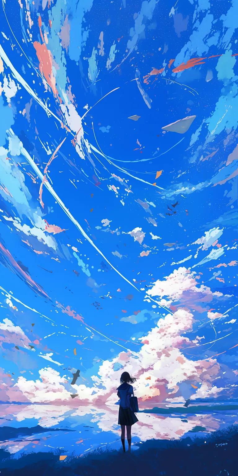 anime wallpaper in hd sky, 2560x1440, 3440x1440, evergarden, ciel