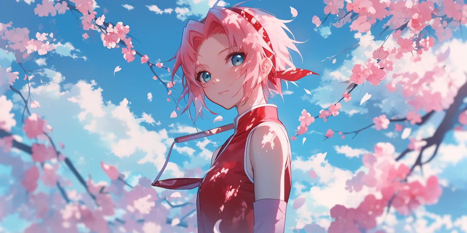 sakura anime naruto sakura, strawberry, blossom, flcl, sky