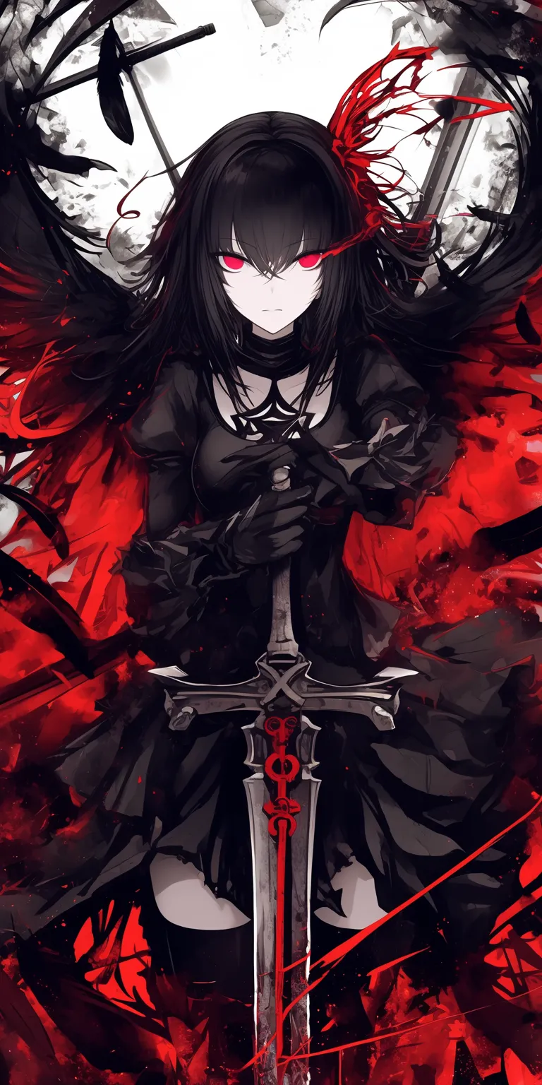 dark anime wallpaper 4k albedo, akame, nezuko, hellsing, alucard