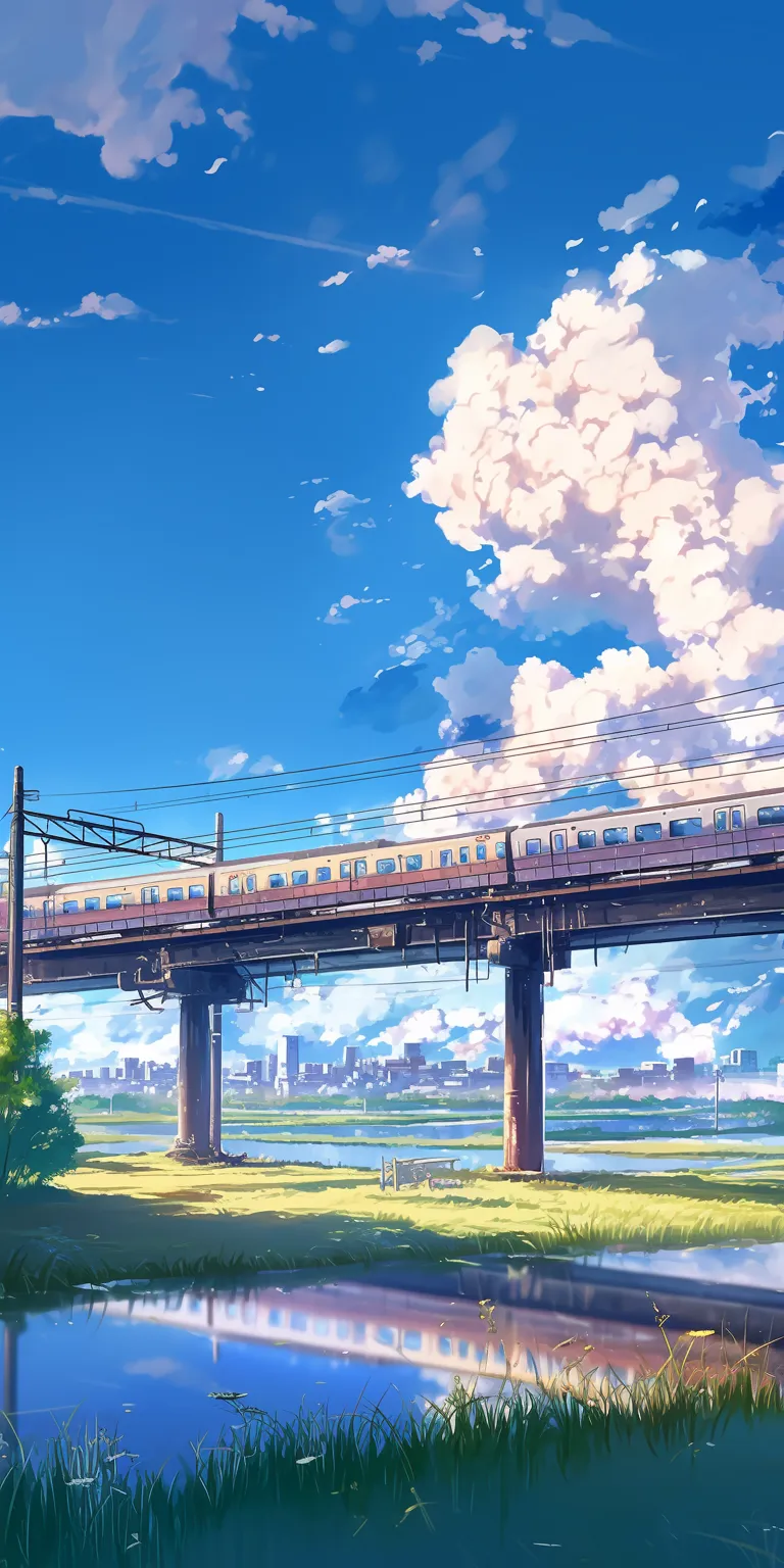 anime scenery background ghibli, 3440x1440, 2560x1440, flcl