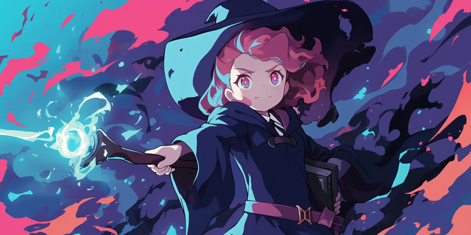 little witch academia wallpaper haru, witch, ponyo, kimetsu, ghibli