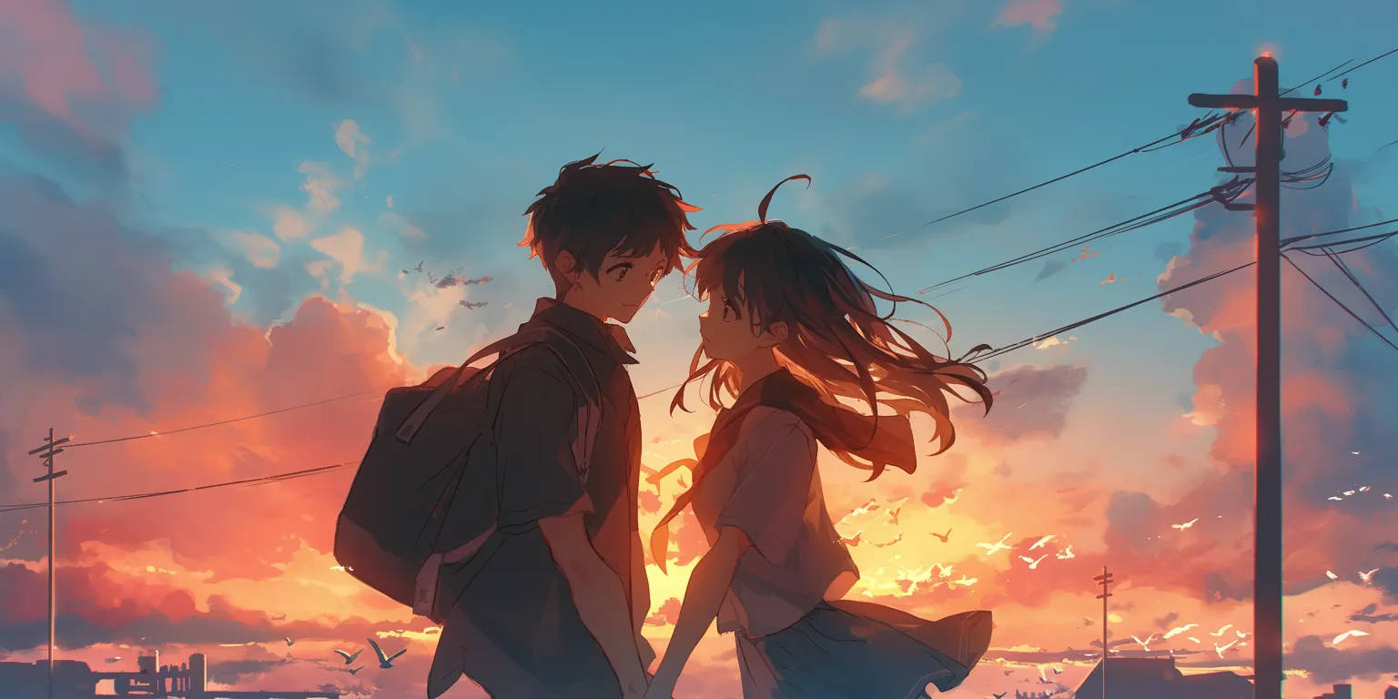 anime couple photos hyouka, noragami, sunset, franxx, fate