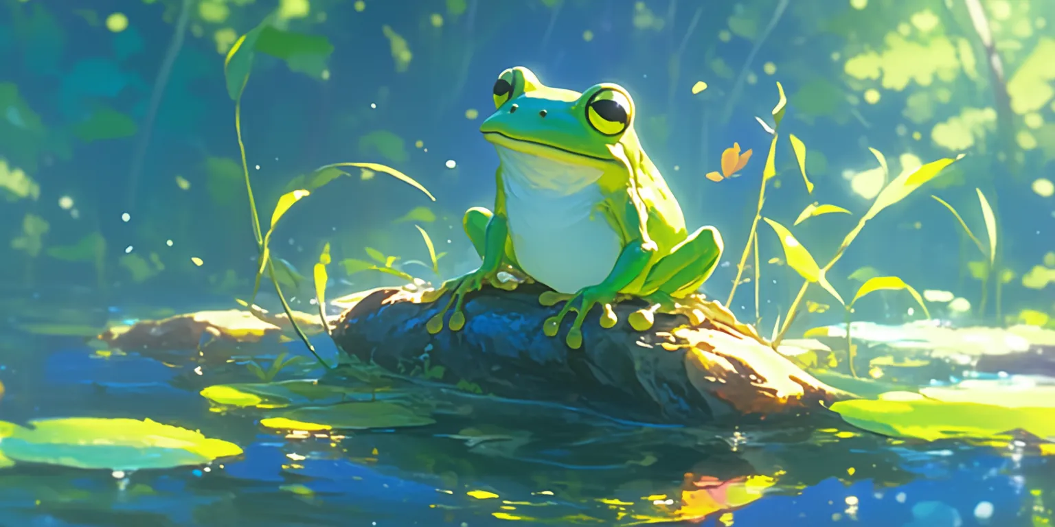 cute frog background frog, wall, 2560x1440, 1920x1080, green