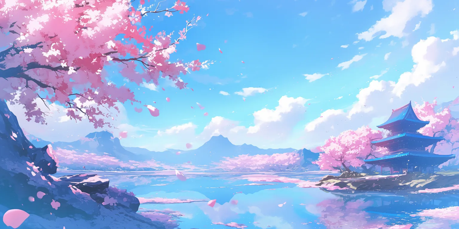 anime cherry blossom wallpaper evergarden, sakura, backgrounds, 2560x1440, scenery