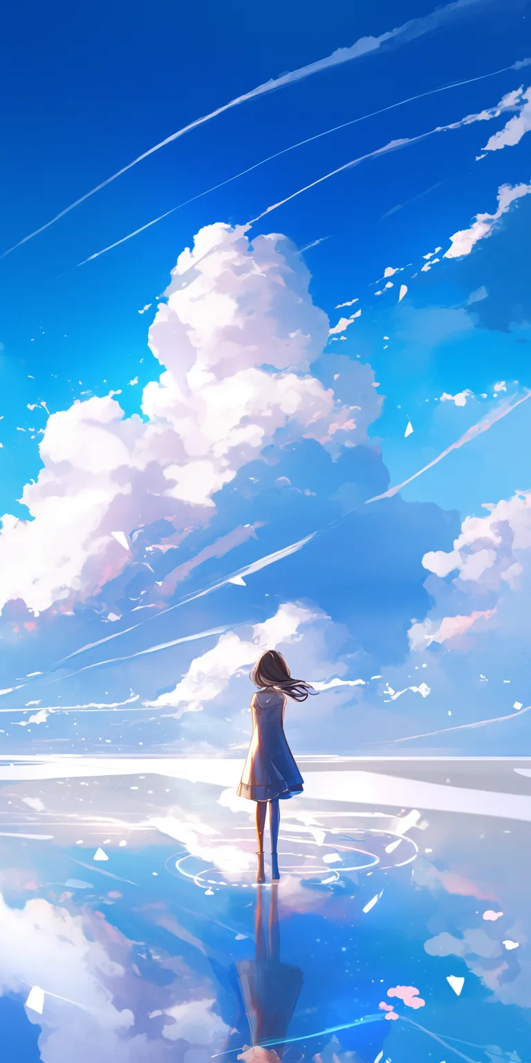 free moving wallpapers sky, ciel, ghibli, ocean, haru