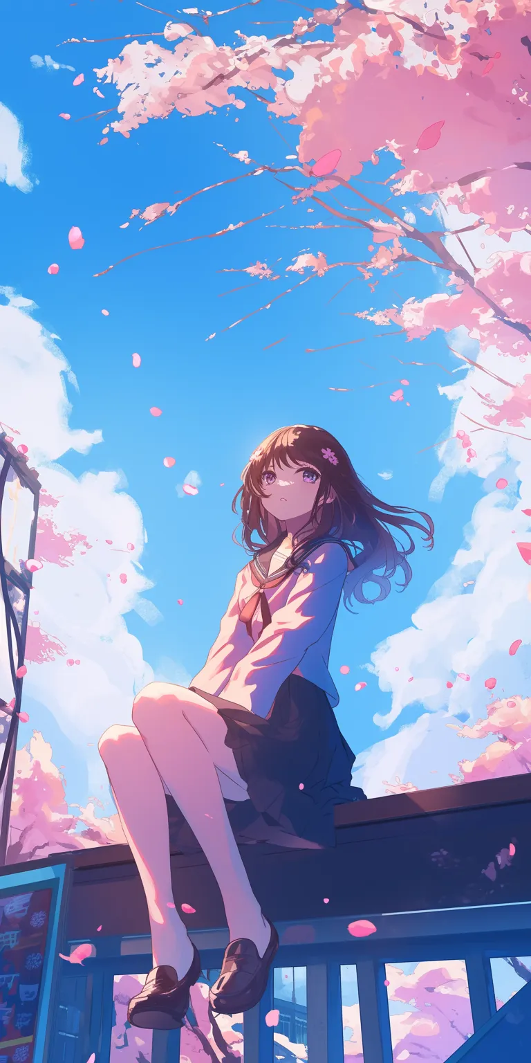 anime wallpaper 4k phone sakura, hyouka, noragami, blossom, flcl
