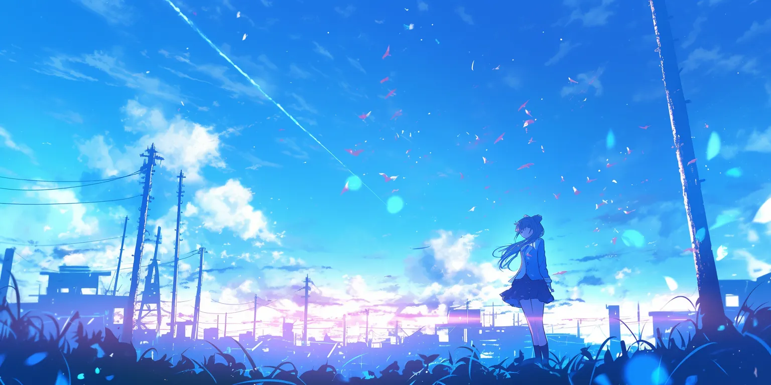 beautiful anime background ciel, sky, 3440x1440, 2560x1440, 1920x1080