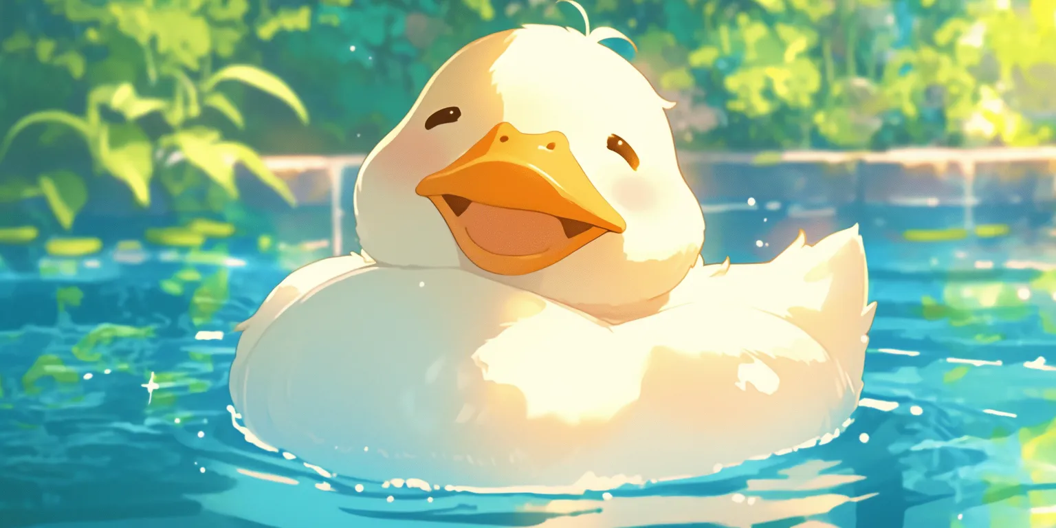 cute duck wallpaper duck, toubun, daiki, ghibli, natsume