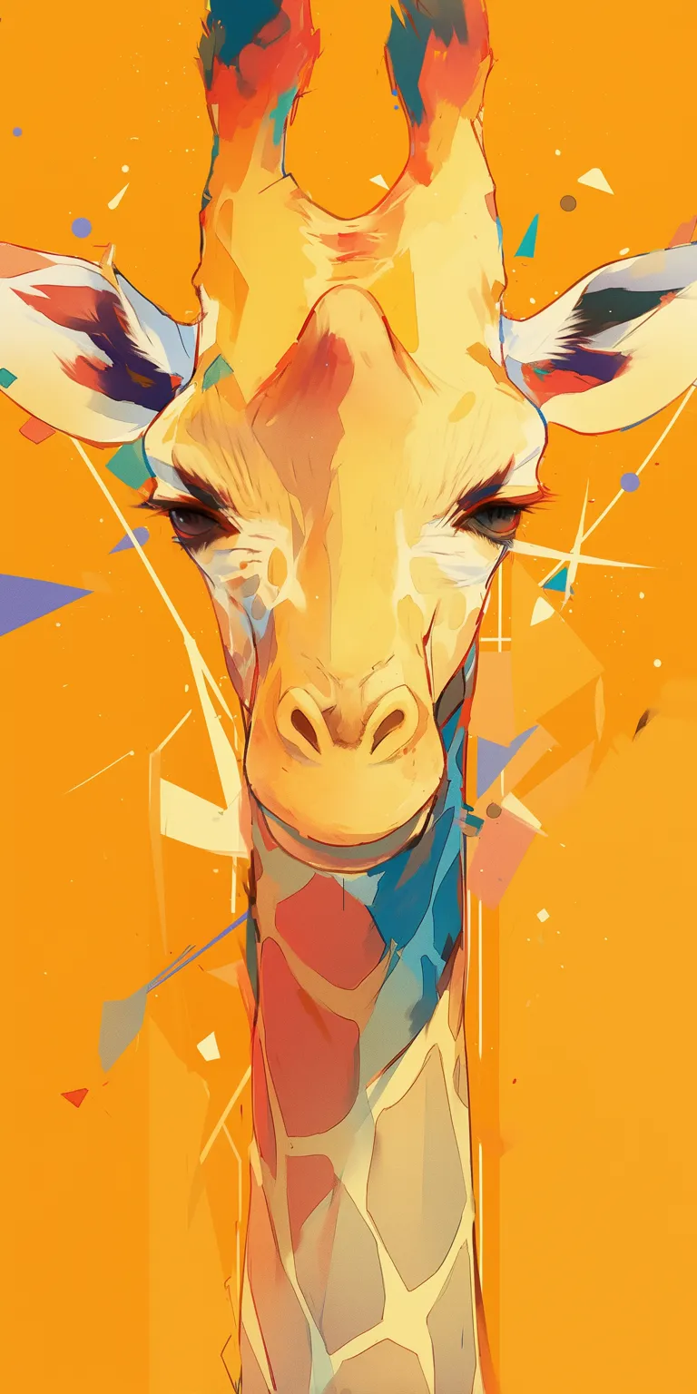 giraffe wallpaper giraffe, cow, lockscreen, horse, deer