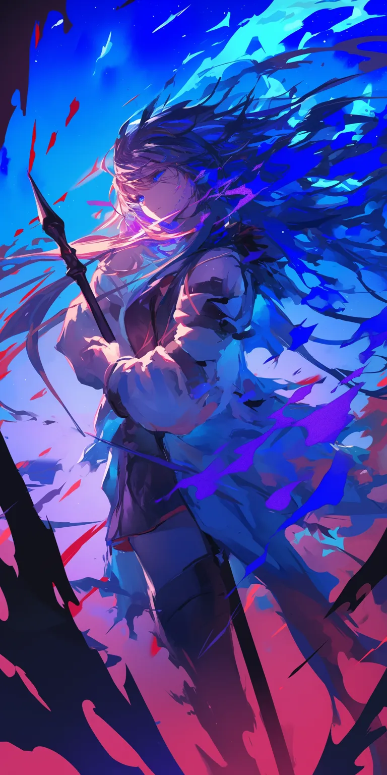 cool anime wallpaper violet, aqua, tenki, suzuya, tohka
