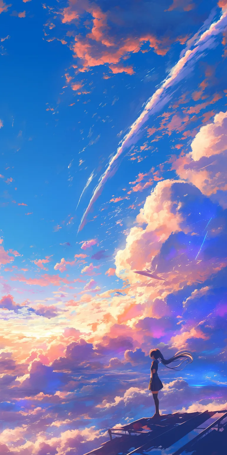 moving anime wallpaper sky, 2560x1440, 3440x1440, ciel, 1920x1080