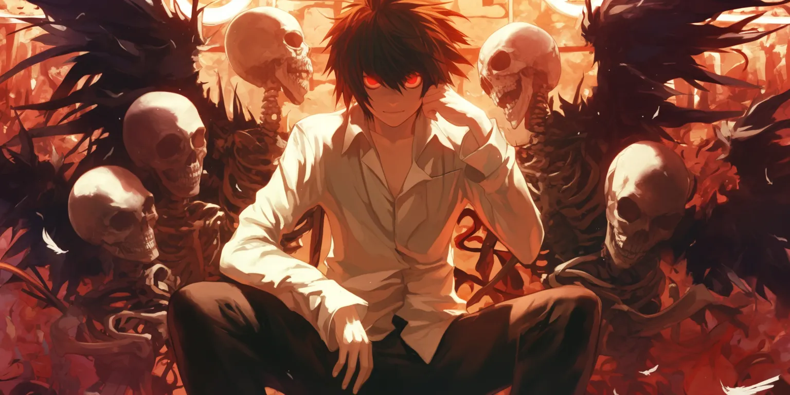 death note wallpaper 4k kurama, kaneki, yagami, gurren, yaiba