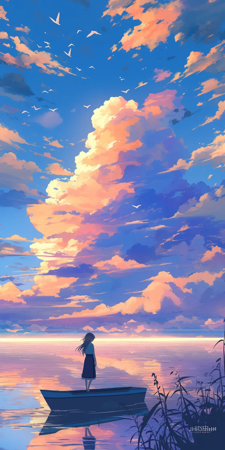 interactive wallpaper sky, 3440x1440, 2560x1440, ocean, sunset