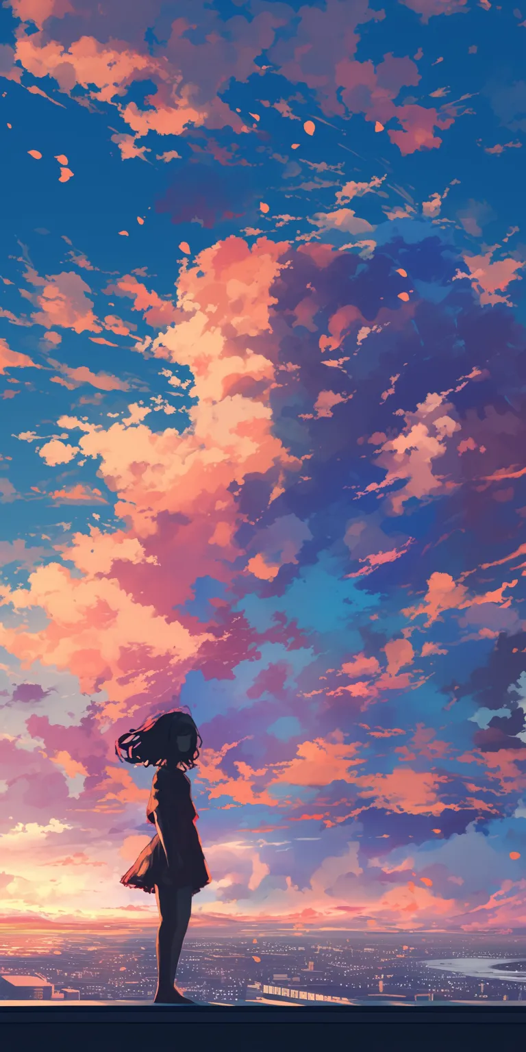beautiful anime wallpaper sky, flcl, lockscreen, ciel, 3440x1440
