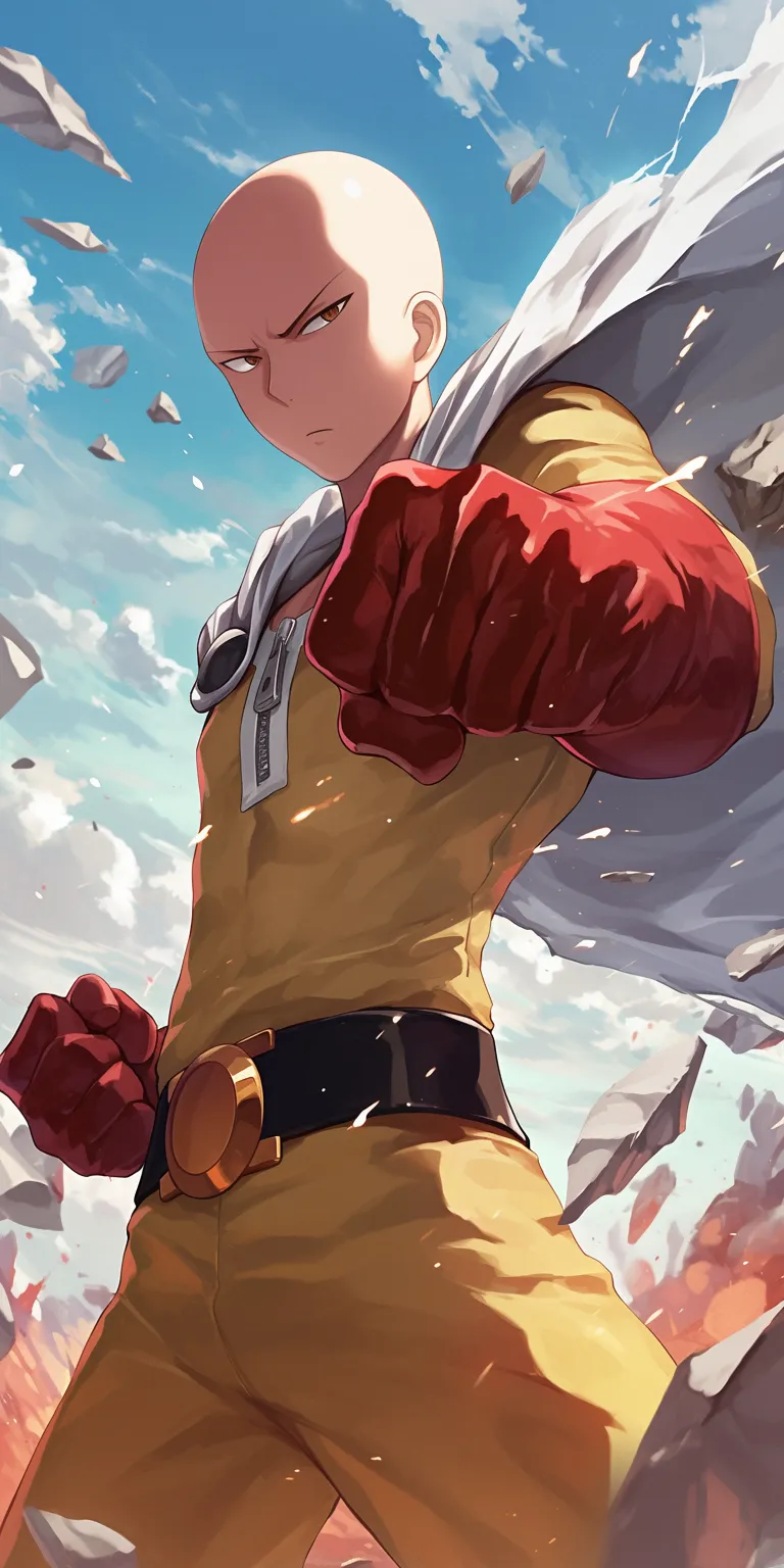 one punch man wallpaper 4k todoroki, saitama, gaara, ippo, garou