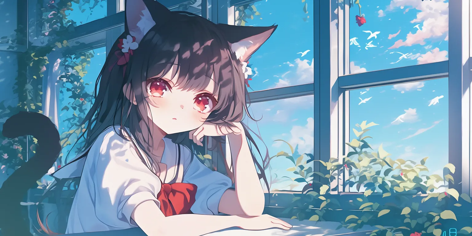 cute cat anime kuromi, 1920x1080, 2560x1440, yumeko, kawaii