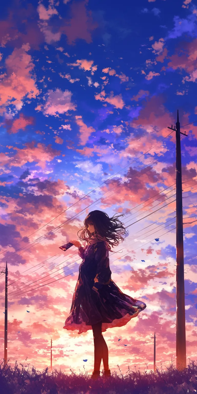 1920 x 1080 anime wallpaper sky, hyouka, sunset, noragami, ciel