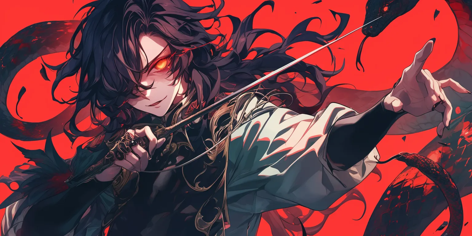 snake wallpaper 4k alucard, hellsing, yaiba, dororo, akame