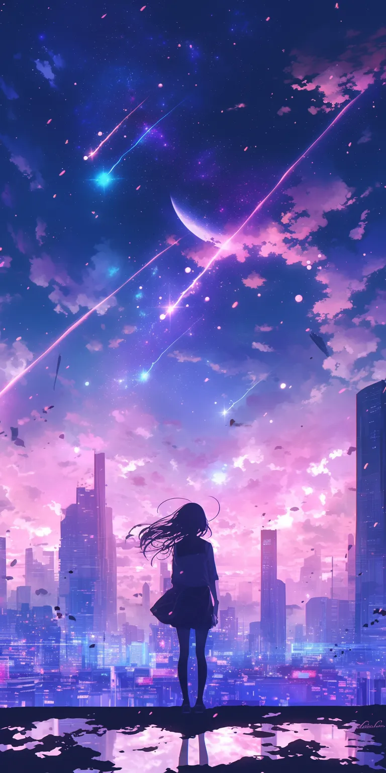 desktop anime wallpaper sky, galaxy, space, noragami, lockscreen
