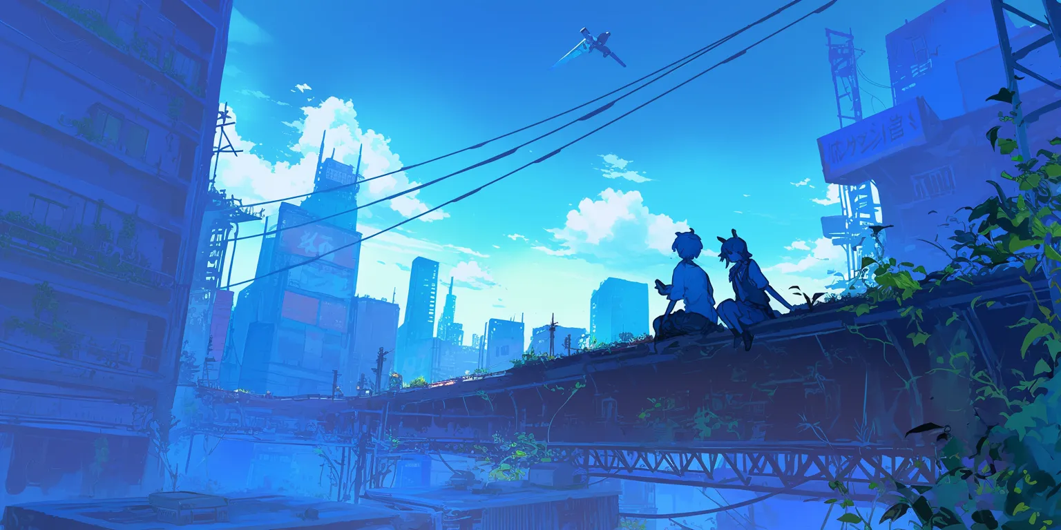 aesthetic anime background flcl, champloo, noragami, ciel, 3440x1440