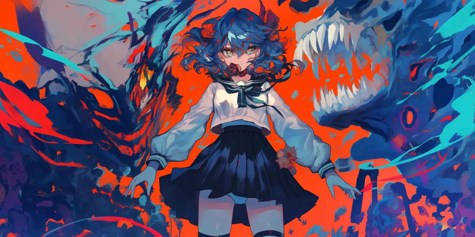 monster anime wallpaper kuromi, hinata, suzuya, ichigo, franxx